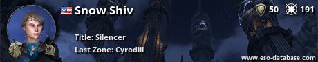 Signatur von Snow Shiv