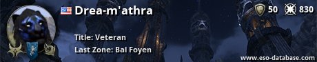 Signatur von Drea-m'athra