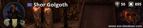 Signatur von Shor Golgoth