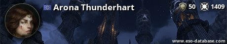 Signatur von Arona Thunderhart