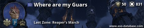 Signatur von Where are my Guars