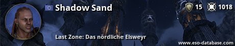 Signatur von Shadow Sand