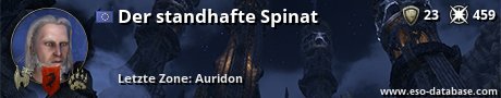 Signatur von Der standhafte Spinat