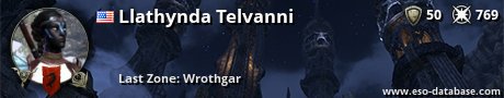 Signatur von Llathynda Telvanni