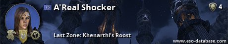 Signatur von A'Real Shocker