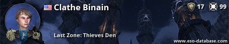 Signatur von Clathe Binain
