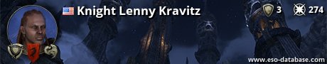 Signatur von Knight Lenny Kravitz