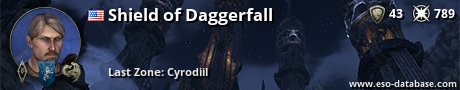 Signatur von Shield of Daggerfall