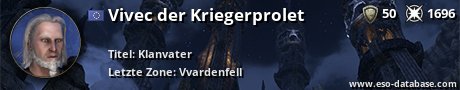 Signatur von Vivec der Kriegerprolet