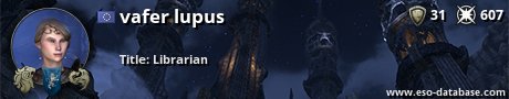 Signatur von vafer lupus