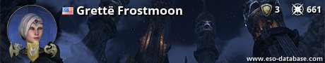 Signatur von Grettë Frostmoon