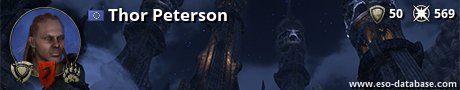 Signatur von Thor Peterson
