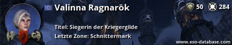 Signatur von Valinna Ragnarök