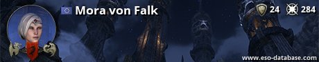 Signatur von Mora von Falk