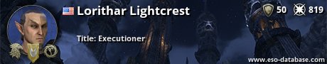 Signatur von Lorithar Lightcrest