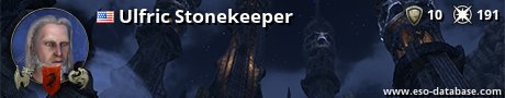 Signatur von Ulfric Stonekeeper