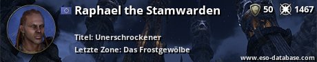 Signatur von Raphael the Stamwarden