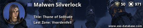 Signatur von Malwen Silverlock