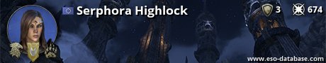 Signatur von Serphora Highlock
