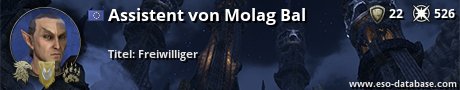 Signatur von Assistent von Molag Bal