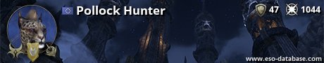 Signatur von Pollock Hunter