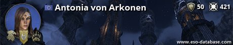 Signatur von Antonia von Arkonen