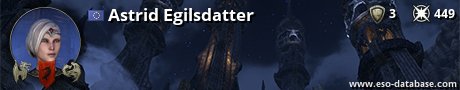 Signatur von Astrid Egilsdatter
