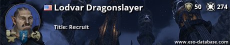 Signatur von Lodvar Dragonslayer