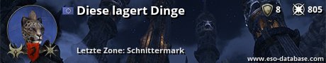 Signatur von Diese lagert Dinge