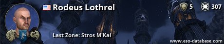 Signatur von Rodeus Lothrel
