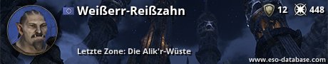 Signatur von Weißerr-Reißzahn