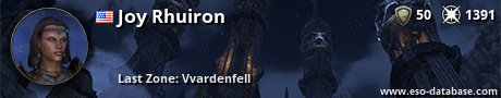 Signatur von Joy Rhuiron