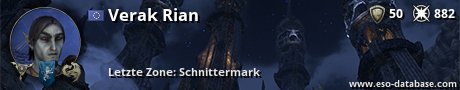 Signatur von Verak Rian