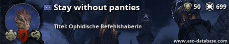 Signatur von Stay without panties