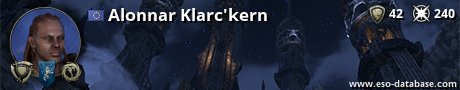 Signatur von Alonnar Klarc'kern