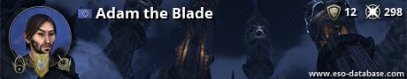 Signatur von Adam the Blade