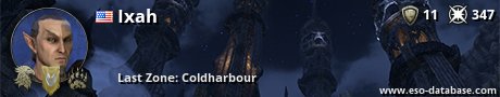 Signatur von Ixah