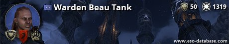 Signatur von Warden Beau Tank