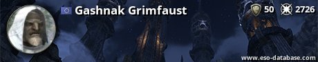 Signatur von Gashnak Grimfaust