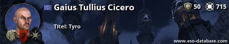 Signatur von Gaius Tullius Cicero