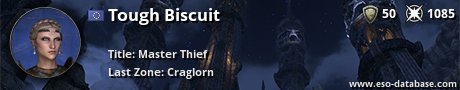 Signatur von Tough Biscuit