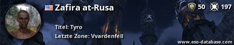 Signatur von Zafira at-Rusa