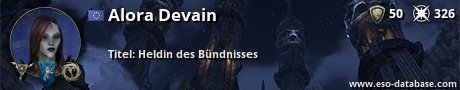 Signatur von Alora Devain