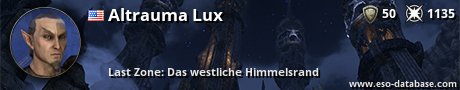 Signatur von Altrauma Lux