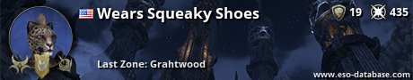 Signatur von Wears Squeaky Shoes