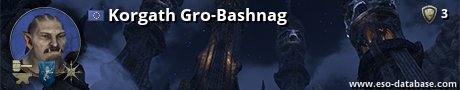 Signatur von Korgath Gro-Bashnag