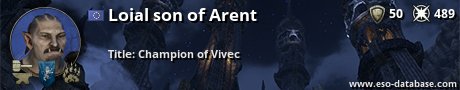 Signatur von Loial son of Arent
