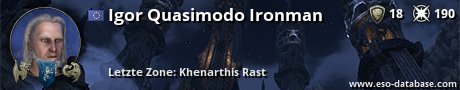 Signatur von Igor Quasimodo Ironman