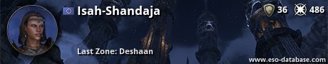 Signatur von Isah-Shandaja