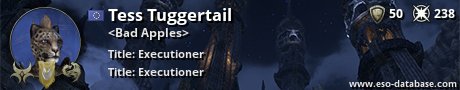 Signatur von Tess Tuggertail